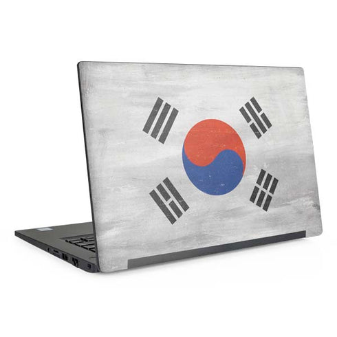 South Korean Flag Distressed Dell Latitude Skin